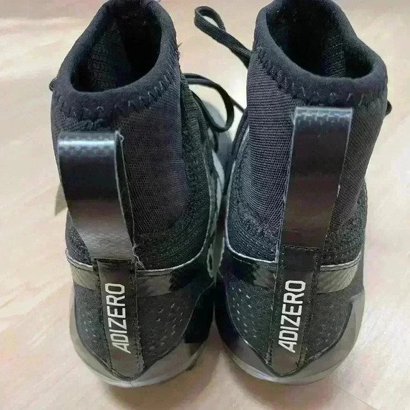 New Adidas Adizero 5-star 7.0 Football Cleats Black/White Size 8.5 - Picture 3 of 9